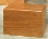 The Mayfield Solid Wood Urn - Cherry